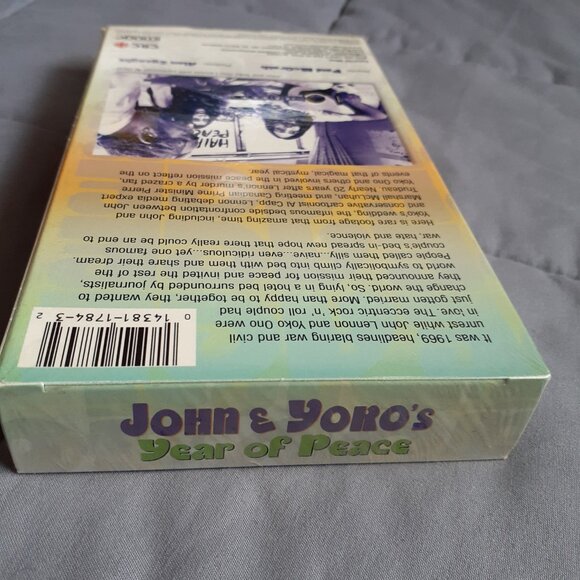 John and Yoko's Year of Peace VHS 2000 John Lennon and Yoko Ono The Beatles - Picture 5 of 8